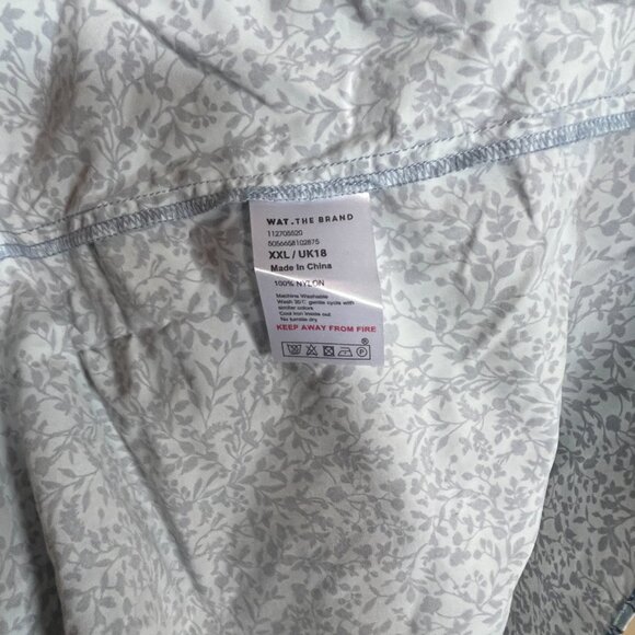 WAT The Brand Ditzy Print Frill Strap Midi dress sz XXL - Picture 4 of 6